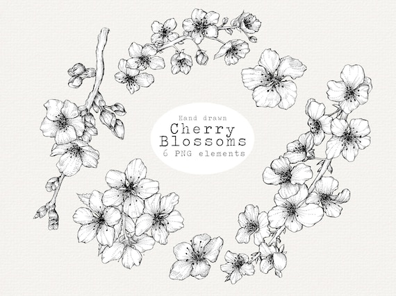 桜 さくら 手描き ハンドメイド