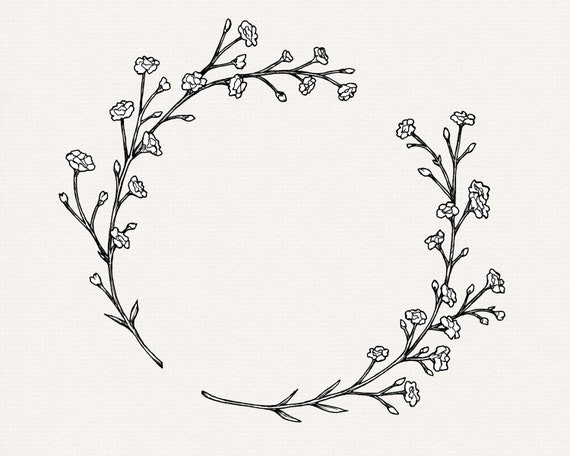 Flower Border Line Tumblr