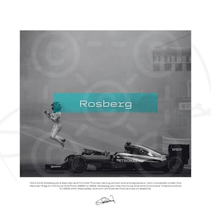 Nico Rosberg Formula 1 Printable Poster, Mercedes-AMG Petronas F1 Wall Art, Racing Gift, Gift for Him, Racing Print, F1 Mercedes Art, f1 art