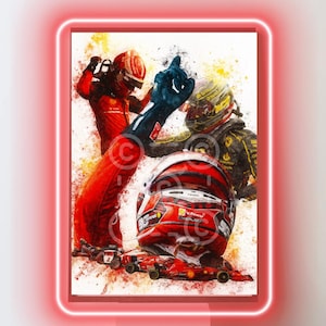 Charles Leclerc poster Print | Charles Leclerc  Artwork, F1 Gift, Formula One Poster, Ferrari Art, CL16, Gift, F1, Leclerc Ferrari 16,