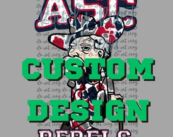 CUSTOM Camo Mascot PNG (Digital Download)