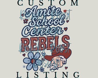 CUSTOM FLORAL Mascot PNG (Digital Download)