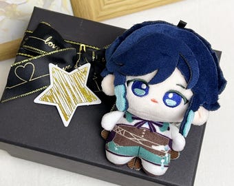 Venti Plush Toy Inspired By Genshin: Handmade Cotton Plush, Fan-made Doll With GiftBox