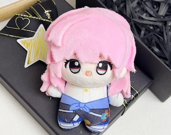 HSR March 7th Plush Toy: Handmade Cotton Plush(4IN), Fan-made Doll With GiftBox