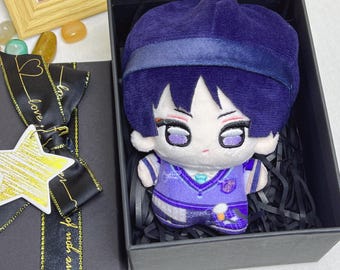 Scaramouche Plush Toy Inspired By Genshin: Handmade Cotton Plush, Fan-made Doll With GiftBox