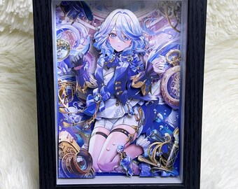 Handmade Angel Series 3D  Picture Frame 7IN : Genshin Impact Gift