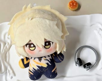 HSR Blonde-haired Phainon Plush Toy: Handmade Cotton Plush, Fan-made Doll With GiftBox