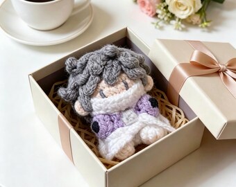 IDV Embalmer Crocheted Doll: Fan-made Crocheted Keychain