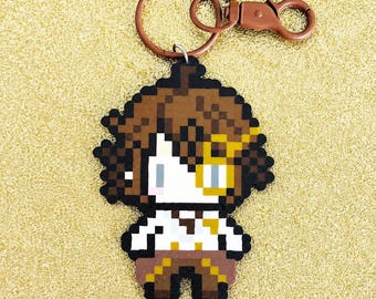 IDV Prisoner Pixel Art Keychain: Fan-made Anime Merch, Bag Charm