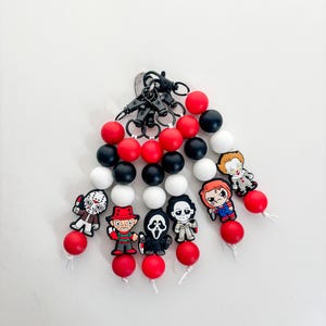 Spooky Guy Keychain | Kindle Accessory | Halloween Keychain | E-Reader Accessory | Bag Charm | Keychain | Halloween | Scary
