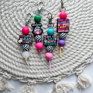 Funny Saying Keychain | Keychain | Kindle Keychain | Accessories | Kindness Keychain | Bag Charm | Have the Day you Deserve