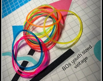 VINTAGE 80’s neon jelly bracelets and jelly rings 90s NOS pack 80s jelly bracelets  80s kid 80s party 80s vibes 80s accessories