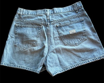 Vintage 90s Old Navy jean shorts Junior size 12 90s fashion 90s kid old navy denim shorts carpenter shorts
