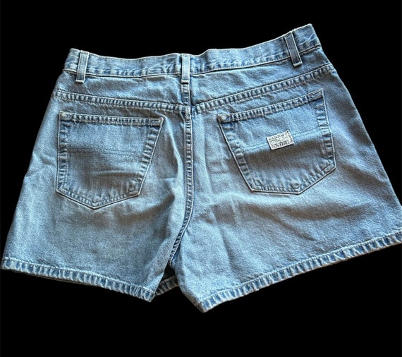 Vintage 90s Old Navy jean shorts Junior size 12 9… - image 1