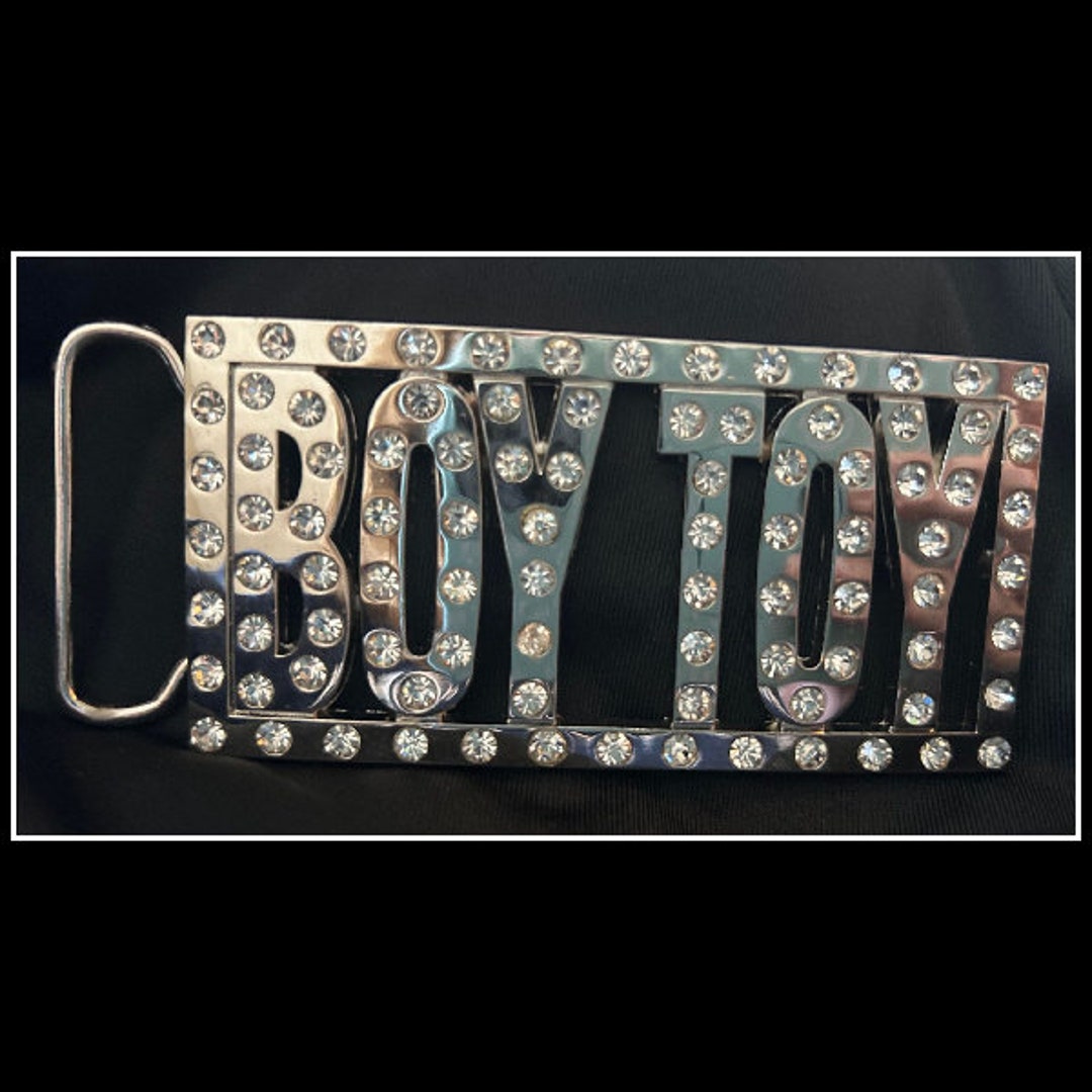 Vtg BOY TOY Belt Buckle Madonna Costume Accessories 80s Bride Etsy