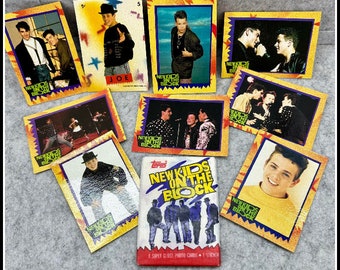 New Kids on the Block trading cards NKOTB nostalgia gift 80s kid gift box 80s 90s birthday gift 80s nostalgia 80s stocking stuffer