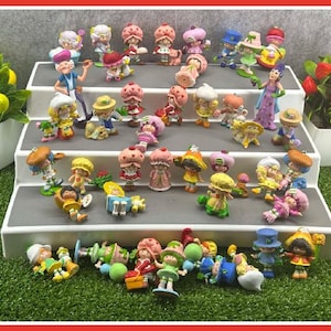 PICK 1 Vintage Strawberry Shortcake & Friends PVC miniature Strawberry Shortcake PVC 1980s American Greetings X 80s toys Figurines 80s