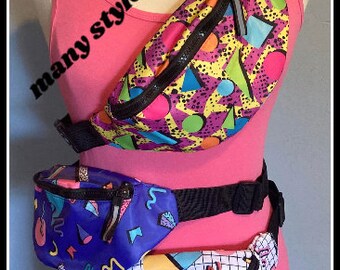 80's Fanny Pack 90s fanny pack 80s workout costume accessories 90s workout costume accessories Memphis design Memphis style