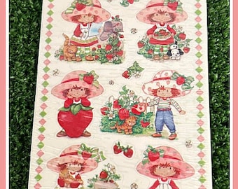 Sealed 1998 Vintage Strawberry Shortcake sticker sheets 1998 American Greetings 2 sheets new in package stickers forget me not