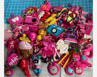 Harder to find YOU PICK 1  Vintage Bell Charms Clip Charms rare bell Charms Necklace Vintage 80's Charms