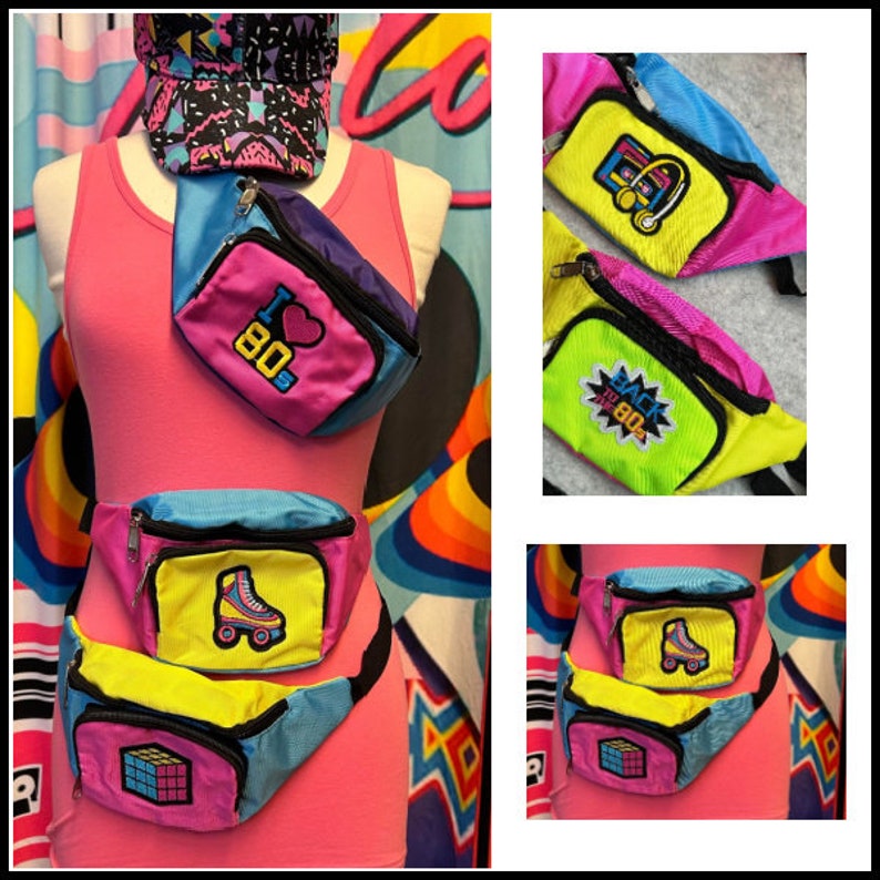 80's Fanny Pack 80s workout Costume 80s fanny pack 90s costume 90s Fanny pack 80s kid 80s nostalgia Lets get Physical aerobics image 1