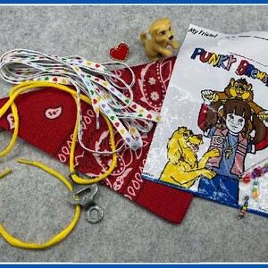 Punky Brewster Nostalgia gift set Vintage Skate Key 1984 Loot Bag friendship pins heart shoelaces heart pin and more