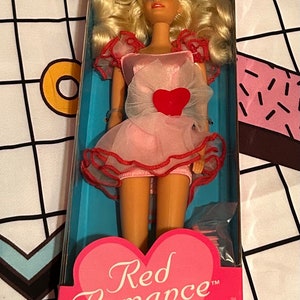 Vintage 1992 Red Romance Barbie Mattel Barbie 1990s Barbies valentines Barbie new in box image 2
