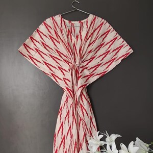 Handmade Women Caftan, Indian Beach Wear Cotton Kaftan, Boho Caftan Maxi Dress, Cotton Women Clothing Caftans, Summer Maxi Dress For Women,