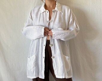 linen chore jacket