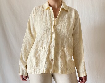 linen chore jacket