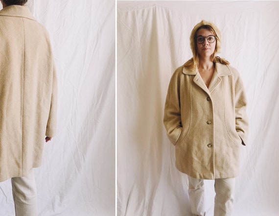 1970s Pure Wool Oversized Winter Coat
