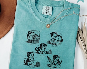 Subtle F*ck Trump Comfort Colors Cat Tee Shirt, Childless Cat Lady Shirt, Anti Trump FDT Retro Kitten TShirt Resist Shirt Elon Sucks Protest