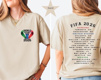 Camiseta del Mundial 2026, Camiseta de fútbol FIFA, Estados Unidos, Canadá y México
