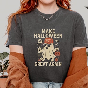 Funny Make Halloween Great Again Ghost Shirt, Make Halloween Great Shirt, Halloween Shirt, Halloween Tee, Spooky Season, Trick or Treat