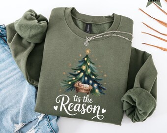 Greatest Gift of all, Nativity Shirt, Christian Christmas Shirt, Religious Christmas Shirt, Merry Christmas Tee, Bible Verse Shirt