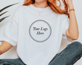 Comfort Colors® Custom Logo Shirts, Personalized Logo Shirt, Custom Design Shirt, Custom Text Shirt, Business Logo or Brand Logo T Shirt