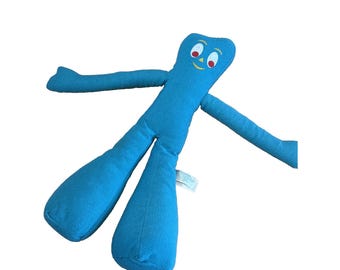 Gumby, Large Plush, 1983, Art Clokey, Vintage, Soft, Toy, Stuffed