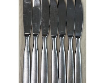 ビンテージ中古EKCOステンレス製交換用ナイフ8本セット
