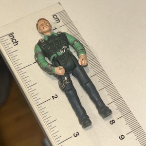 Kenner MASK Nash Gorey 3&quot; Action Figure 1986 KPT Outlaw Vintage M.A.S.K.