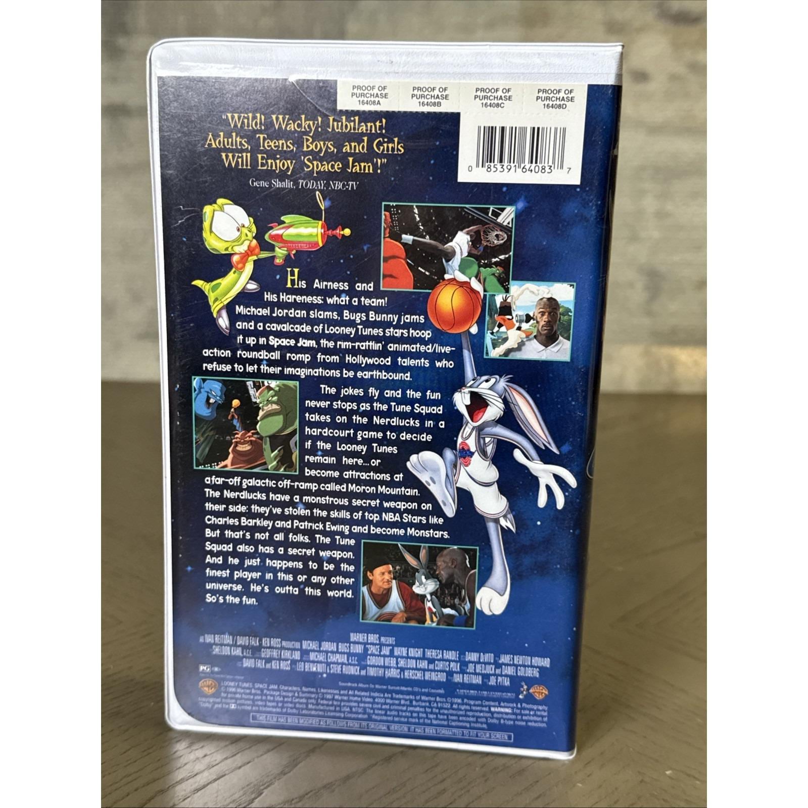 Space Jam 1996 Michael Jordan VHS With Commemorative Coin - Etsy
