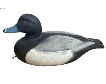 3 Vintage 1967 D-9 Victor Bluebill Duck Decoy, Woddstream Co.