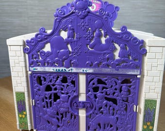 Littlest Pet Shop Animales del Zoológico Granero de Mascotas Set de Juego Morado Blanco