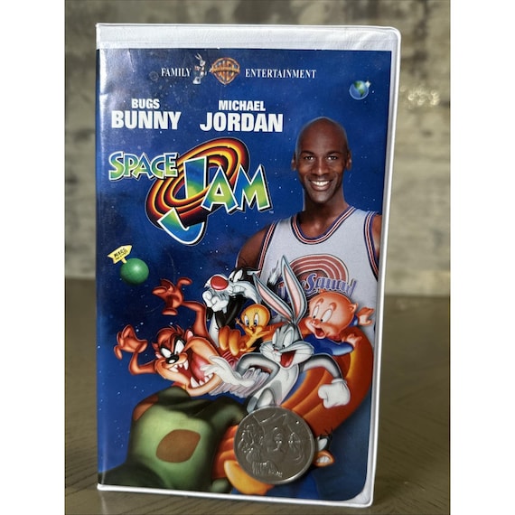 Space Jam 1996 Michael Jordan VHS With Commemorative Coin - Etsy