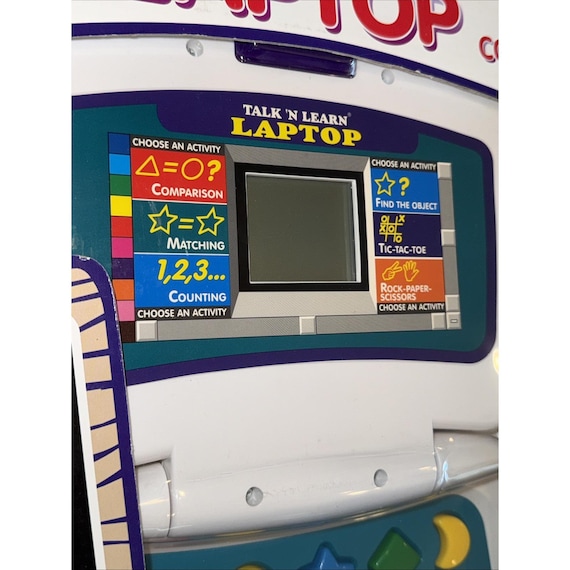 Scientific Toys Vintage 1999 Talk N Learn Kids Laptop Interactive