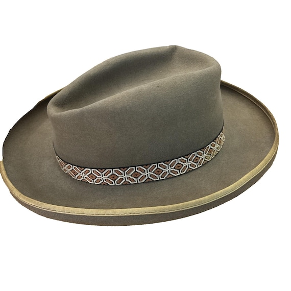 Stetson 3X Beaver Gambler Pencil Roll Eddie Bauer Cowboy Hat