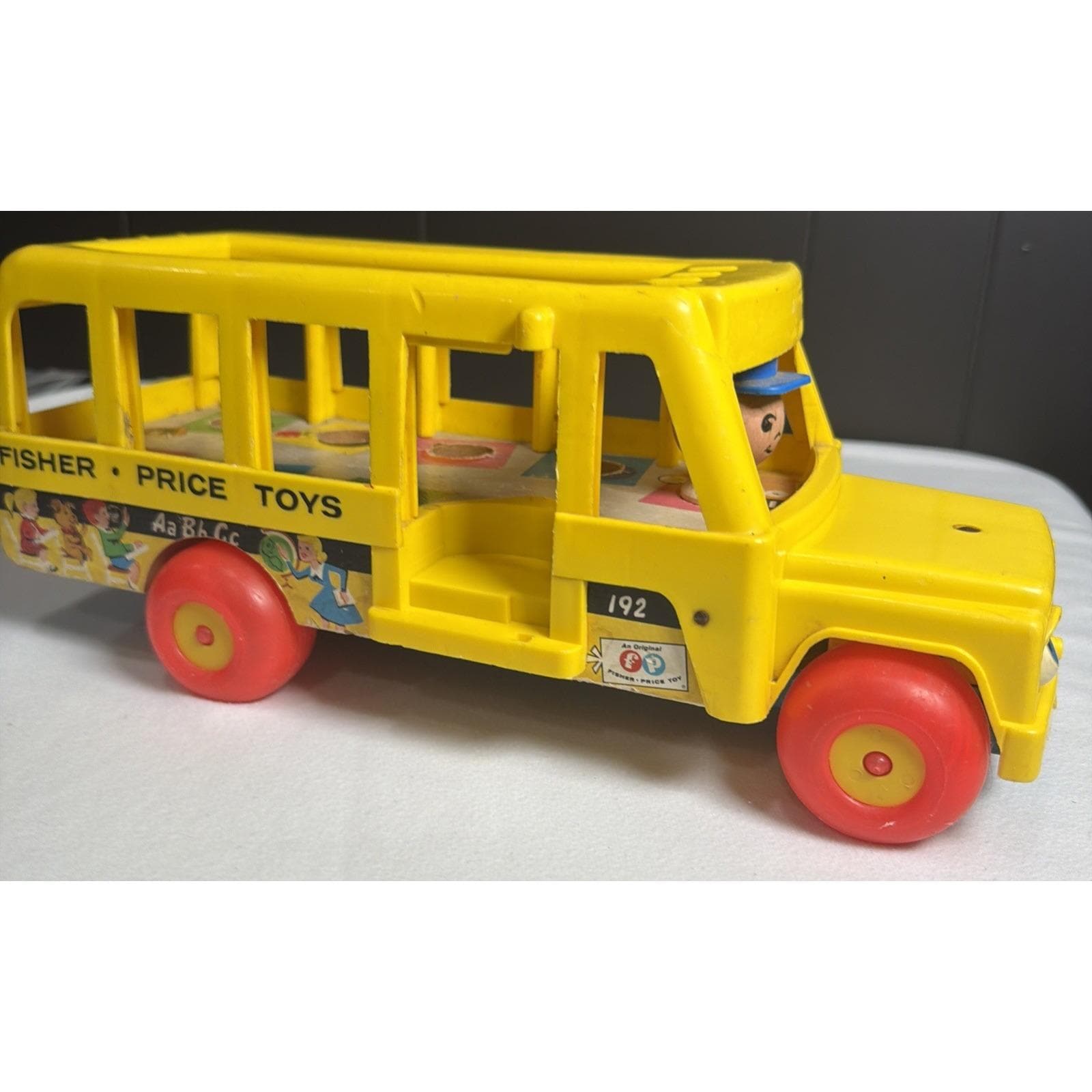 Vintage Fisher Price School Bus - Etsy