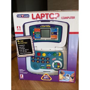 Scientific Toys Vintage 1999 Talk N Learn Kids Laptop Interactive Toy