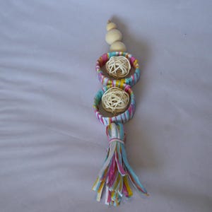 Handmade Bunny Chew Toy — Natural Raffia, Wicker Wood for Rabbits & Small Pets