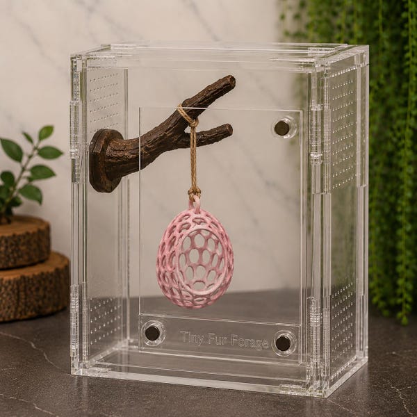 Galho de árvore com casulo de aranha saltadora, decoração para recinto de árvore, habitat para escalada de aranhas arborícolas, decoração para mini terrário de répteis