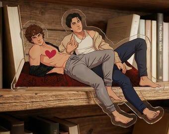 Heated Rivalry Shane Ilya Standee, Hockey Romance, HR birthday gift